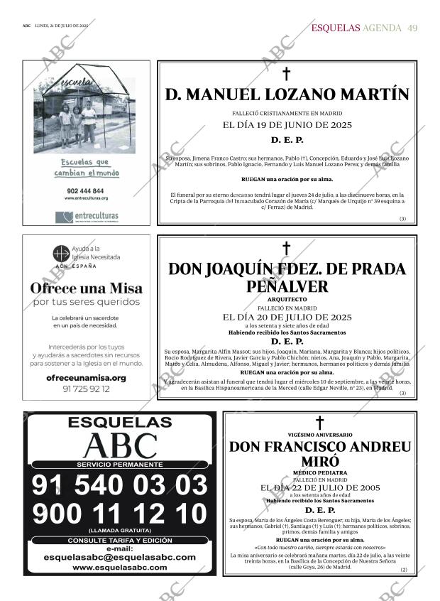 ABC MADRID 21-07-2025 página 49