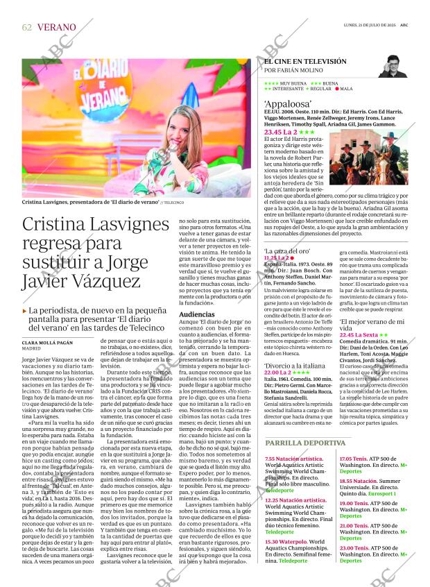 ABC MADRID 21-07-2025 página 62