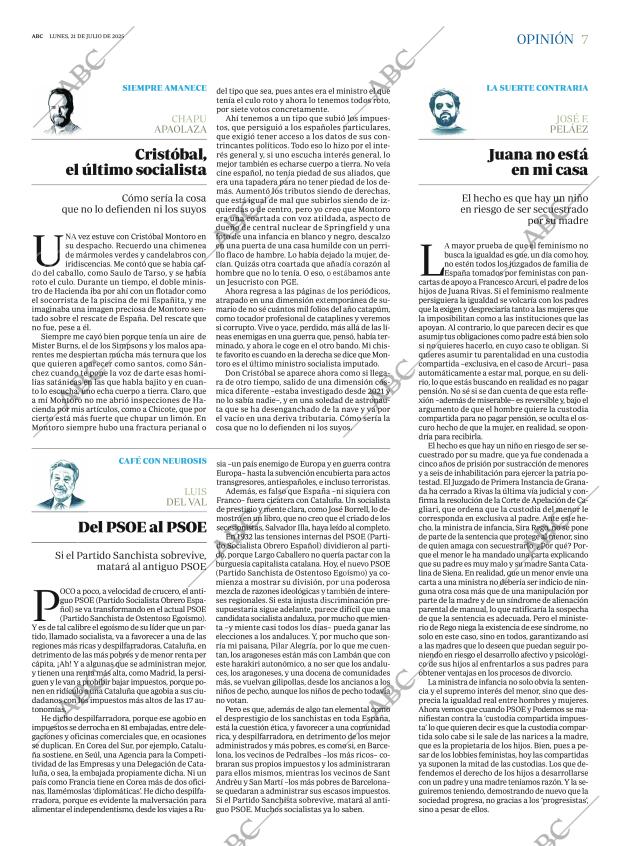 ABC MADRID 21-07-2025 página 7