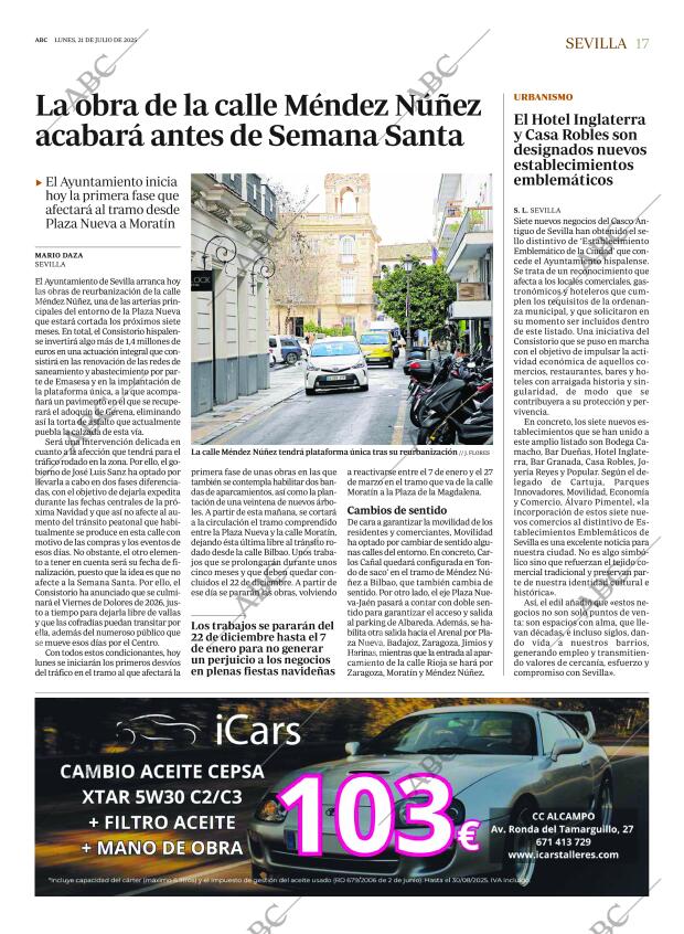 ABC SEVILLA 21-07-2025 página 17