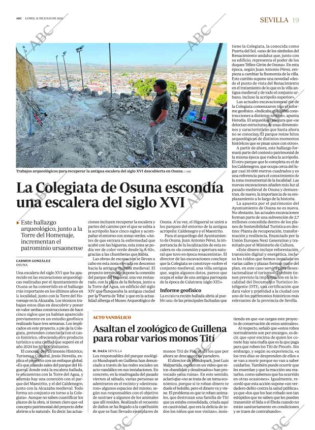 ABC SEVILLA 21-07-2025 página 19