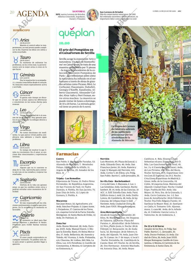 ABC SEVILLA 21-07-2025 página 20