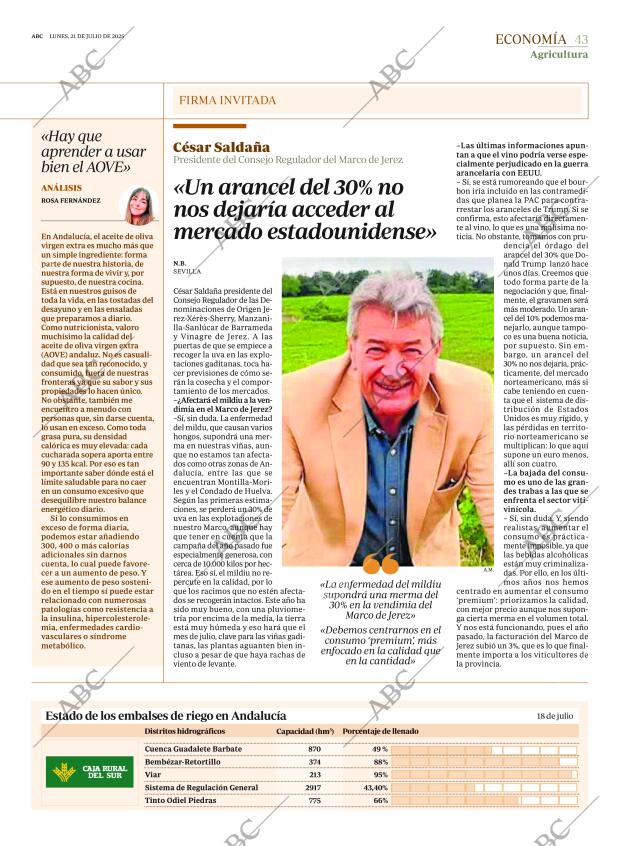ABC SEVILLA 21-07-2025 página 43