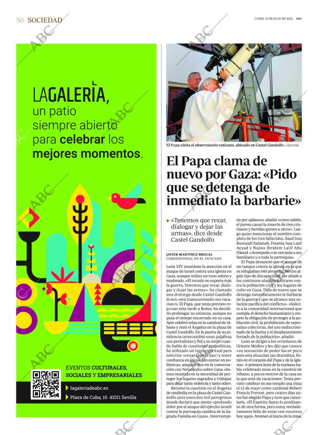 ABC SEVILLA 21-07-2025 página 50