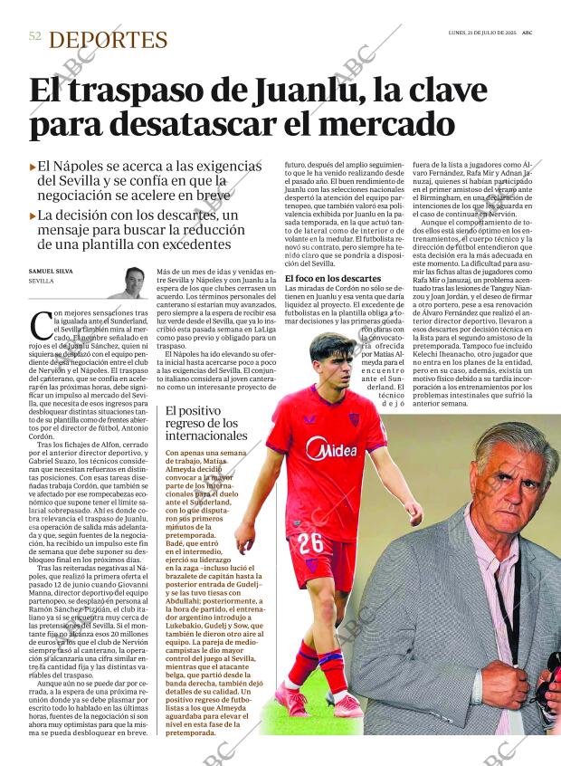 ABC SEVILLA 21-07-2025 página 52