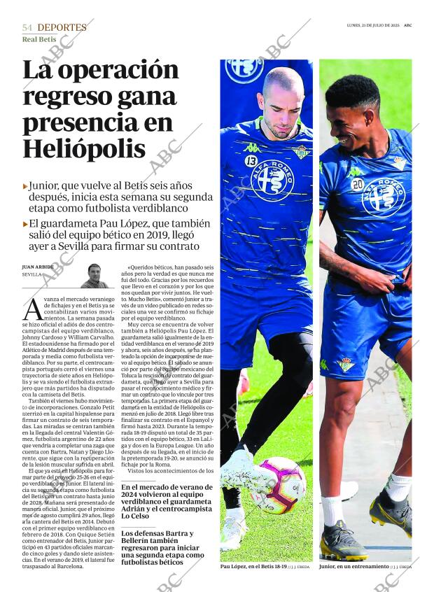 ABC SEVILLA 21-07-2025 página 54