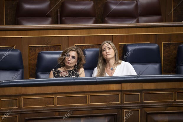 Pleno en el Congreso de los Diputados con la asistencia de José Luis Ábalos