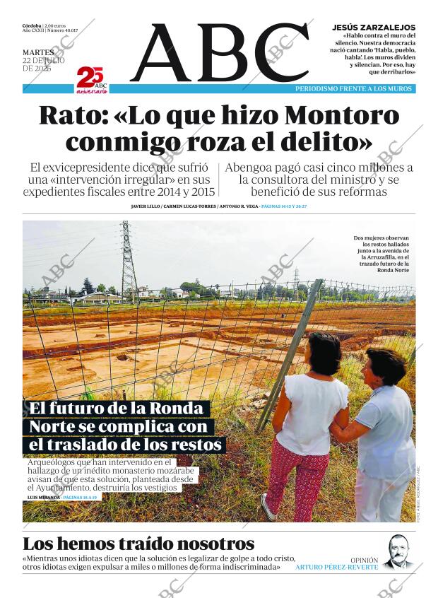 ABC CORDOBA 22-07-2025 página 1