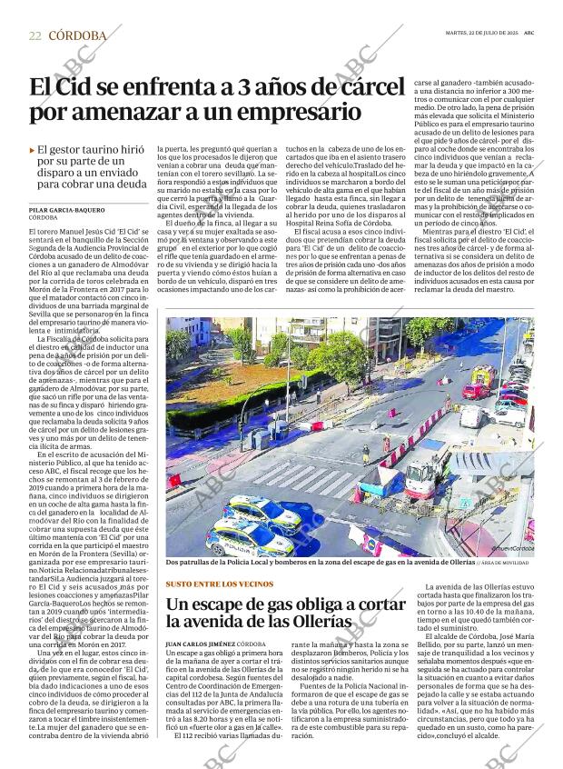 ABC CORDOBA 22-07-2025 página 22