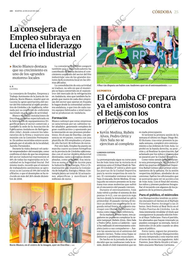 ABC CORDOBA 22-07-2025 página 25