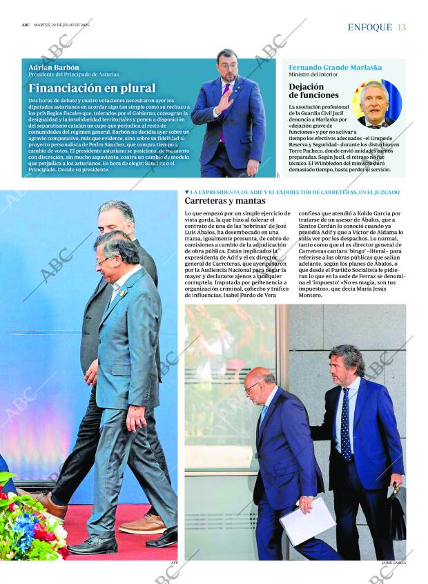 ABC MADRID 22-07-2025 página 13