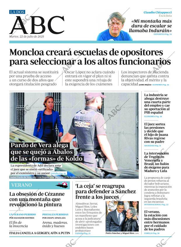ABC MADRID 22-07-2025 página 2