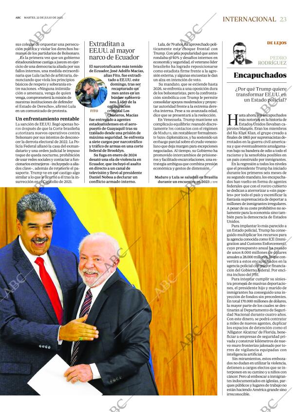 ABC MADRID 22-07-2025 página 23