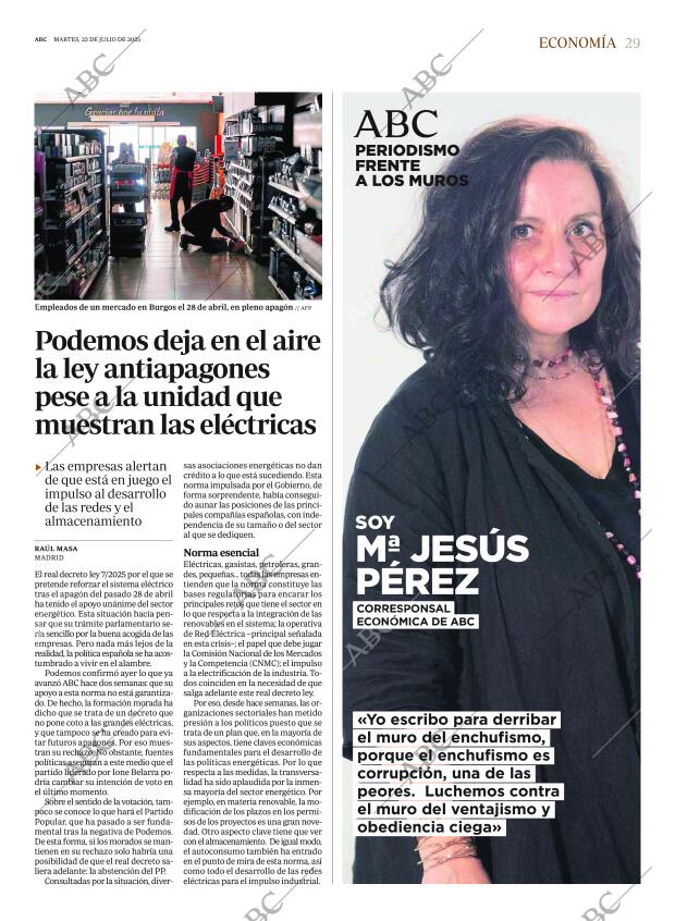 ABC MADRID 22-07-2025 página 29