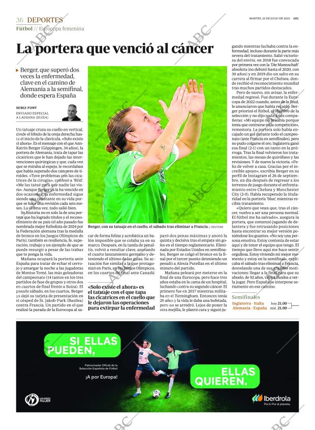 ABC MADRID 22-07-2025 página 36