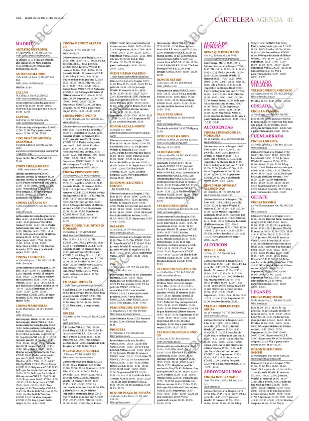 ABC MADRID 22-07-2025 página 41