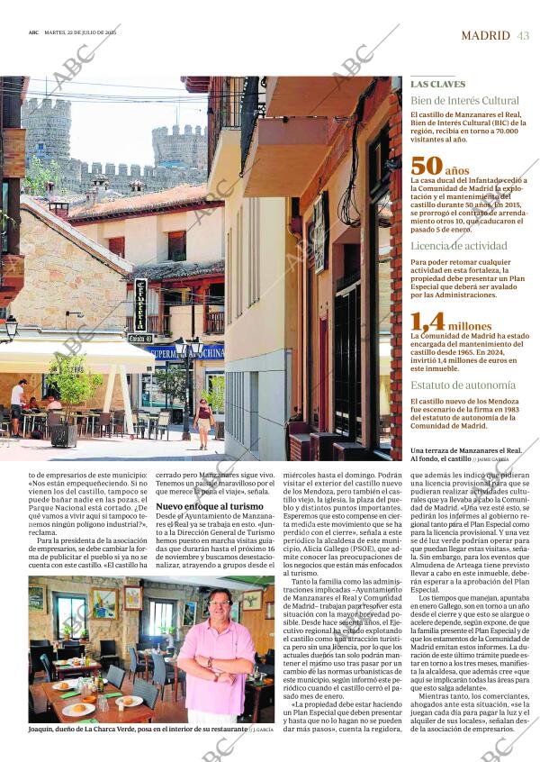 ABC MADRID 22-07-2025 página 43