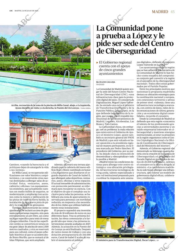 ABC MADRID 22-07-2025 página 45