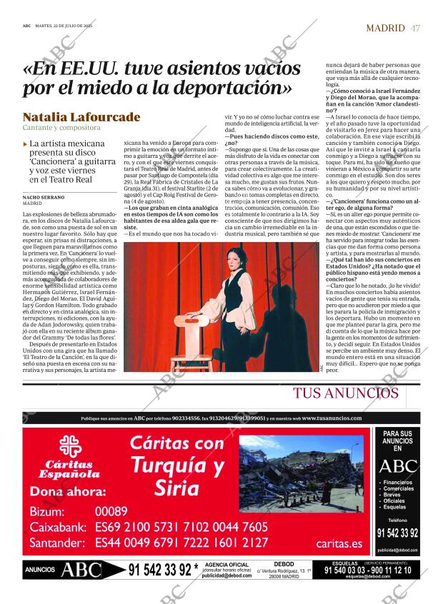 ABC MADRID 22-07-2025 página 47