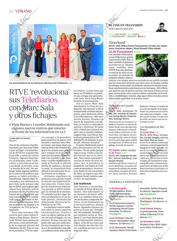 ABC MADRID 22-07-2025 página 62