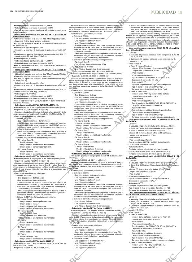 ABC MADRID 23-07-2025 página 19