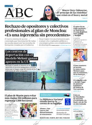 ABC MADRID 23-07-2025 página 2