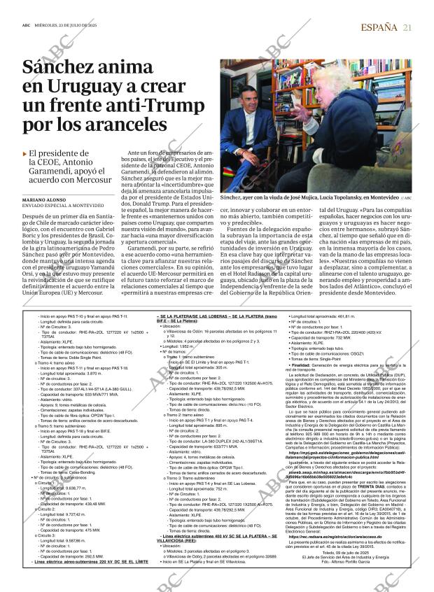 ABC MADRID 23-07-2025 página 21