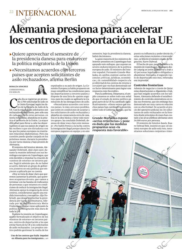 ABC MADRID 23-07-2025 página 22