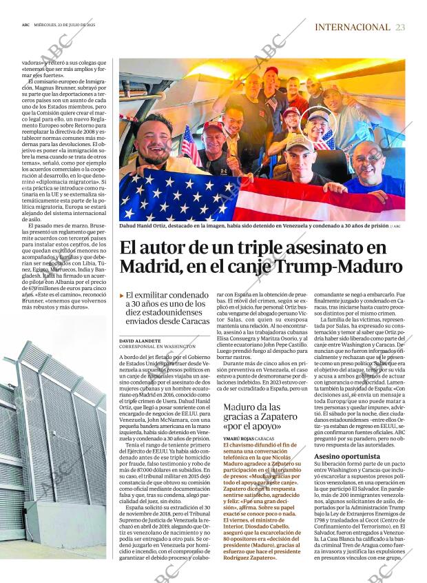 ABC MADRID 23-07-2025 página 23