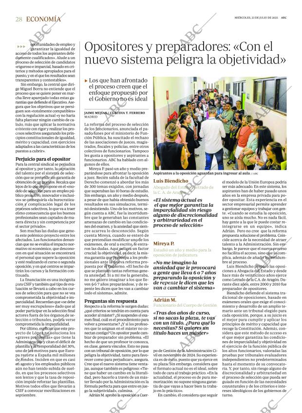 ABC MADRID 23-07-2025 página 28