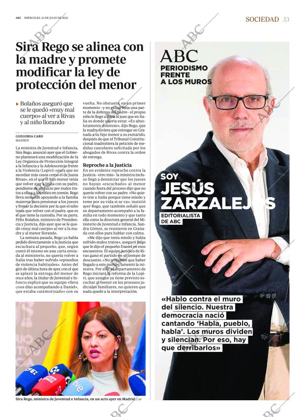 ABC MADRID 23-07-2025 página 33