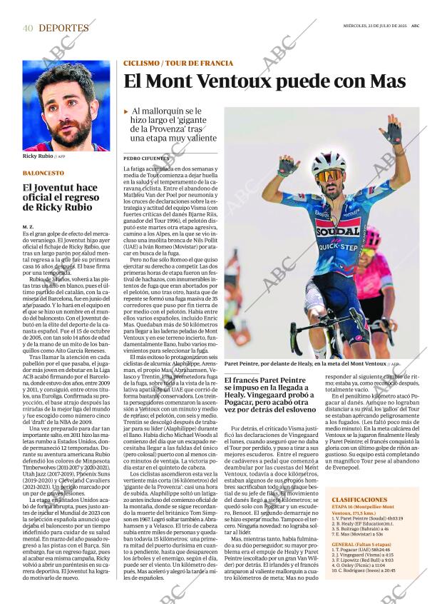 ABC MADRID 23-07-2025 página 40