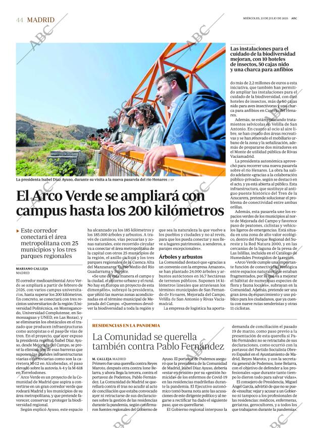 ABC MADRID 23-07-2025 página 44