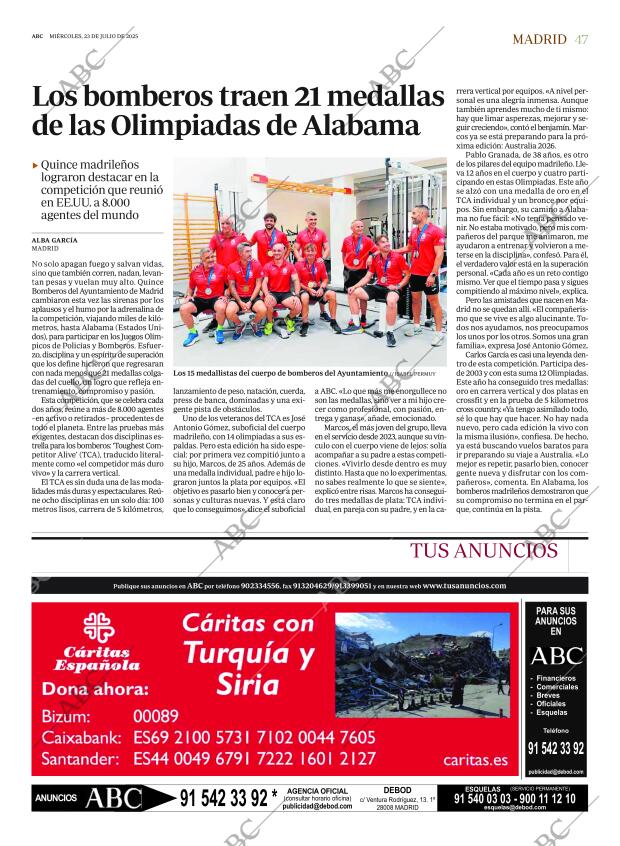 ABC MADRID 23-07-2025 página 47