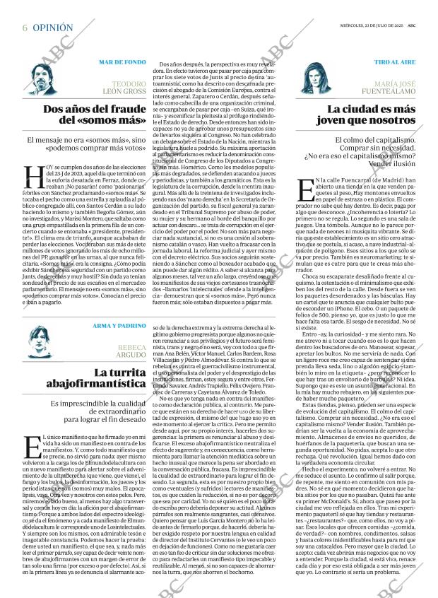 ABC MADRID 23-07-2025 página 6