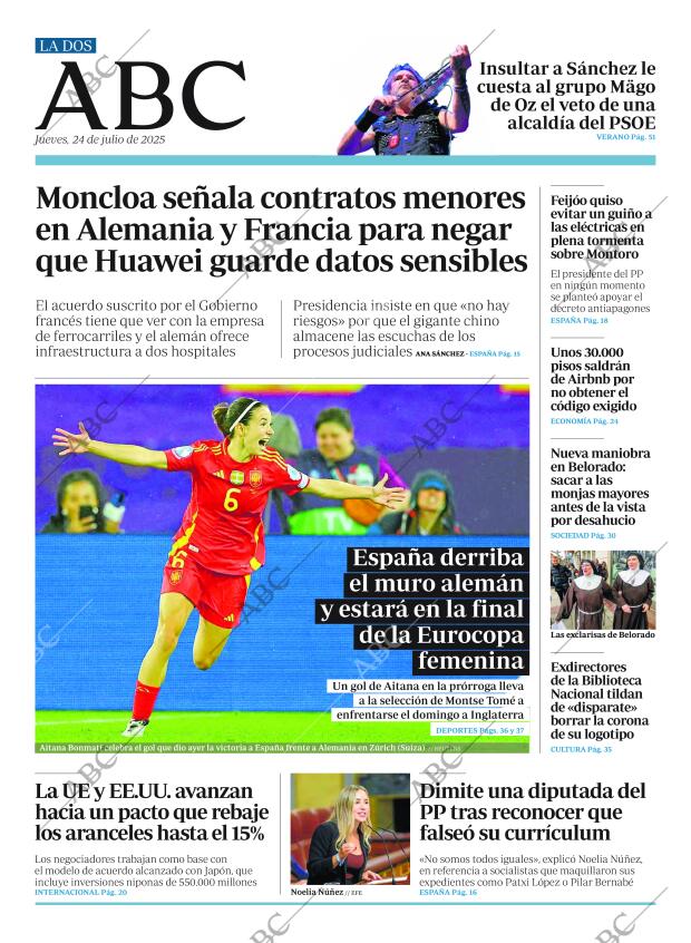 ABC MADRID 24-07-2025 página 2