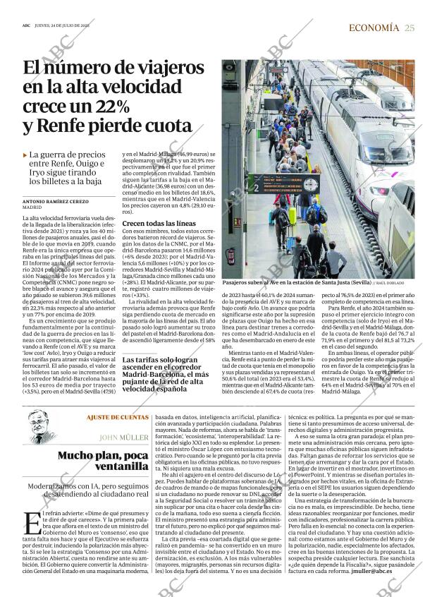 ABC MADRID 24-07-2025 página 25