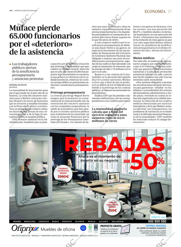 ABC MADRID 24-07-2025 página 27