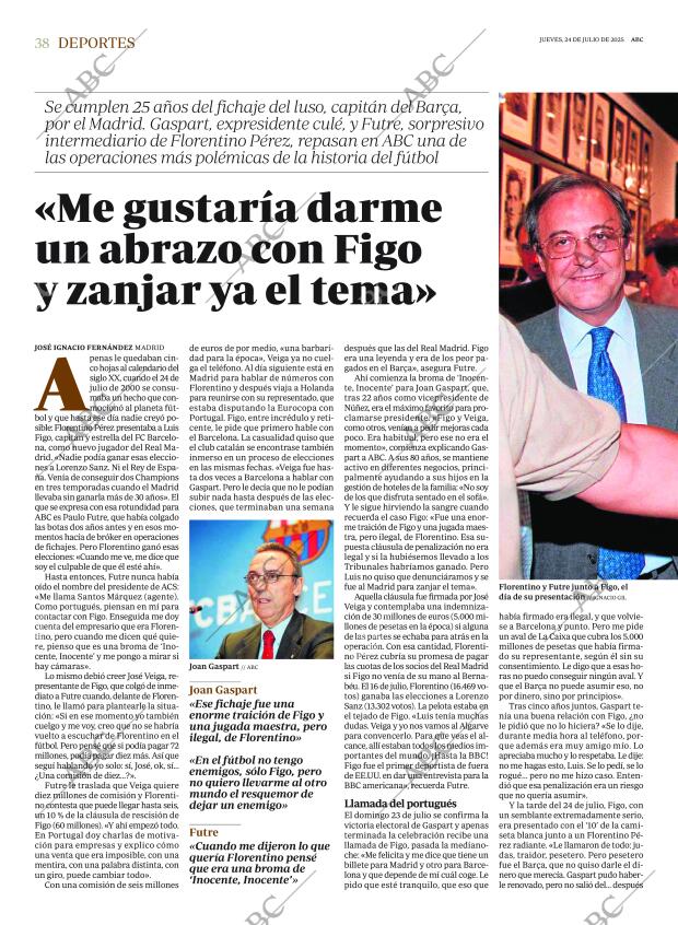 ABC MADRID 24-07-2025 página 38
