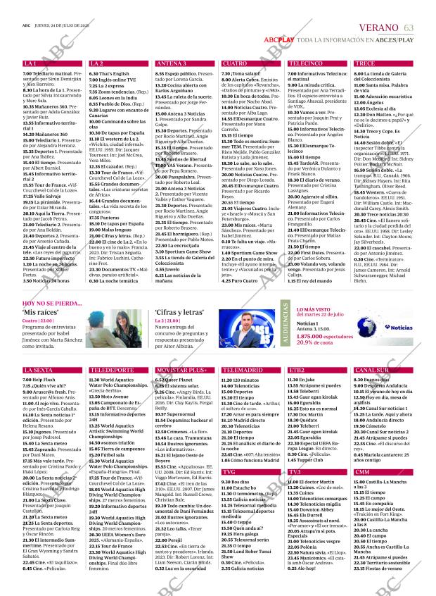 ABC MADRID 24-07-2025 página 63