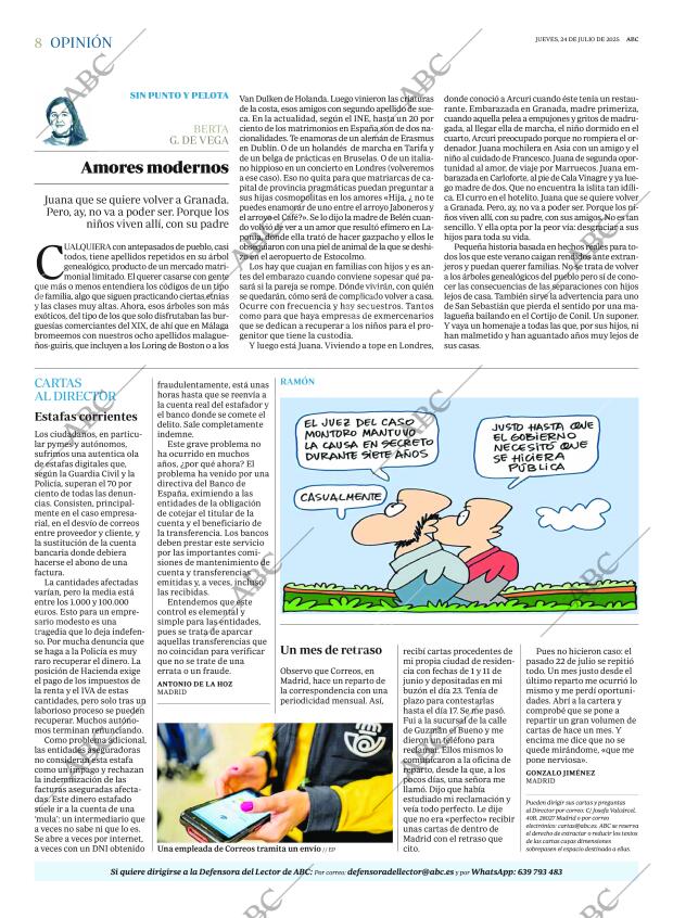 ABC MADRID 24-07-2025 página 8