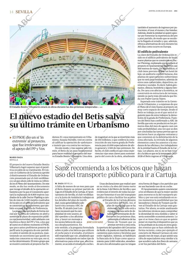 ABC SEVILLA 24-07-2025 página 14