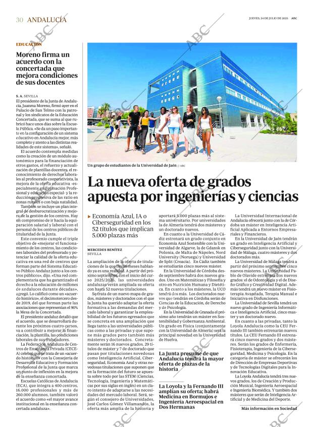 ABC SEVILLA 24-07-2025 página 30