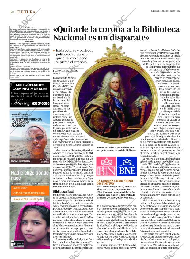 ABC SEVILLA 24-07-2025 página 50