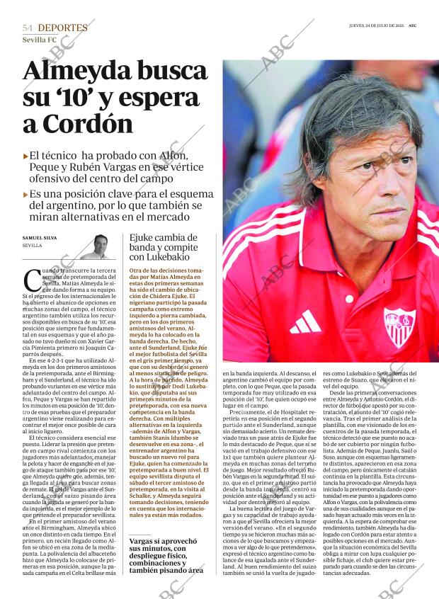 ABC SEVILLA 24-07-2025 página 54