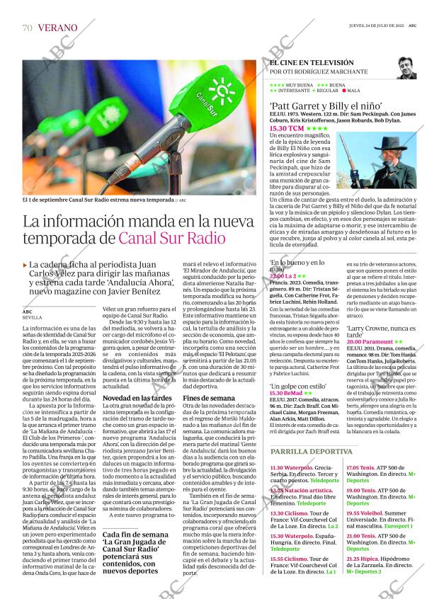 ABC SEVILLA 24-07-2025 página 70