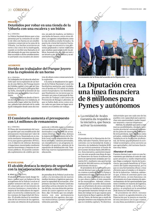 ABC CORDOBA 25-07-2025 página 20