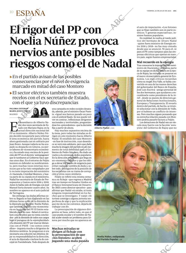 ABC MADRID 25-07-2025 página 10