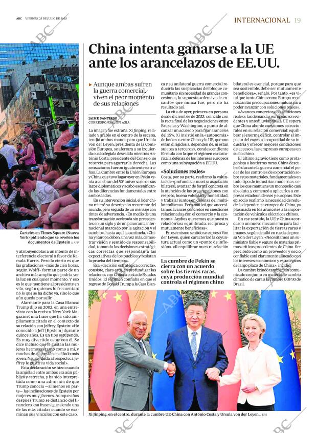 ABC MADRID 25-07-2025 página 19