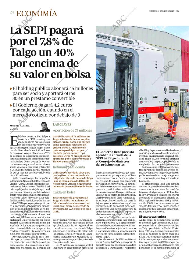 ABC MADRID 25-07-2025 página 24